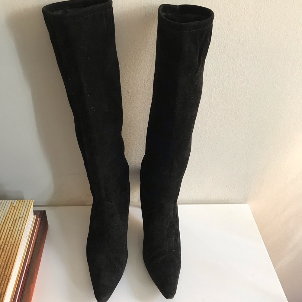 Manolo Blahnik Pascalare Suede Boots - FINAL PRICE